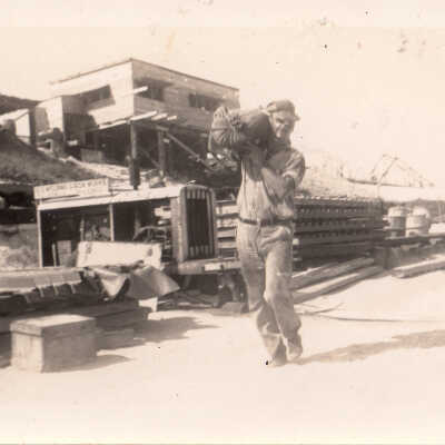 Old Seven Mile Bridge construction