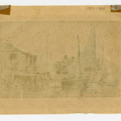 Fishing Boats in Key West (Pre-Conservation): © Key West Art & Historical Society
