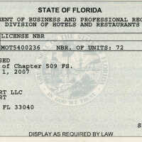 Division of Hotels and Restaurants License for Atlantic Shores