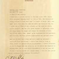          A letter to the Fantasy Fest committee from Barry Holeve.
   