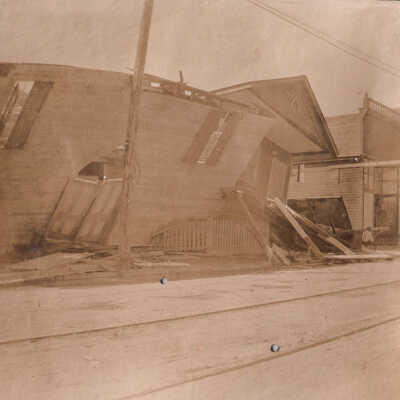 Damaged building