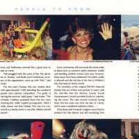 Page 84 and 85 from a magazine blown up and put on glossy paper.