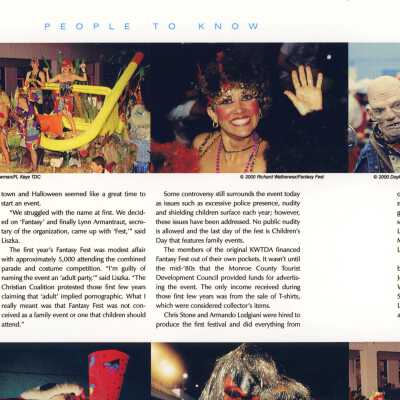 Page 84 and 85 from a magazine blown up and put on glossy paper.