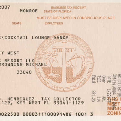 Business Tax Receipt Atlantic Shores