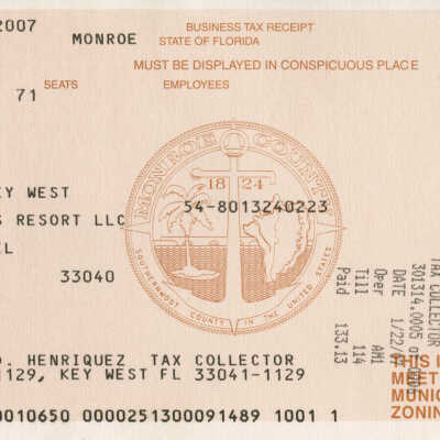 Business Tax Receipt Atlantic Shores