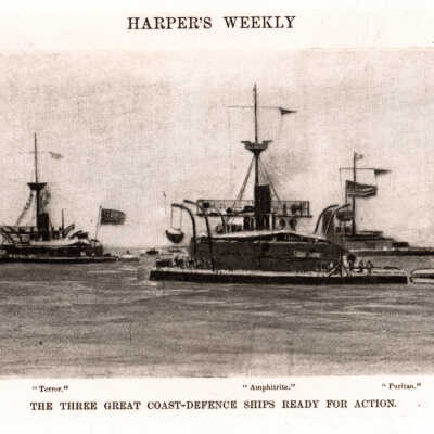 The Three Great Coast-Defence Ships Ready for Action