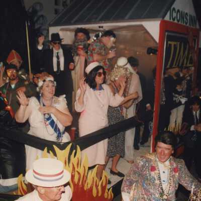 A float in the parade.