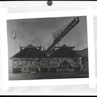 Coaling Rig and Coaling Warehouse with World War I Camouflage