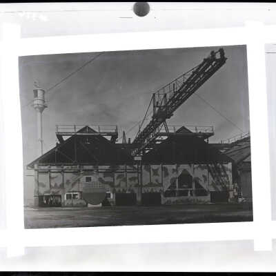 Coaling Rig and Coaling Warehouse with World War I Camouflage