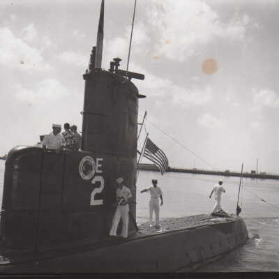 US Navy Submarine on Navy Day