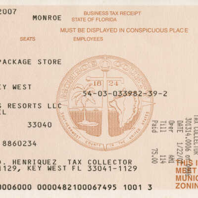 Business Tax Receipt Atlantic Shores