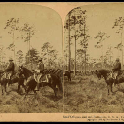 Staff Officers and 2nd Battalion, U.S.A., Camp Tampa, Florida