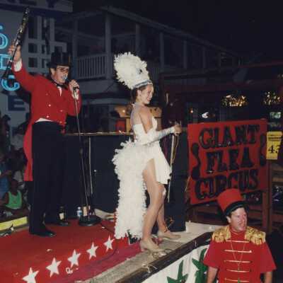 A float in the parade.