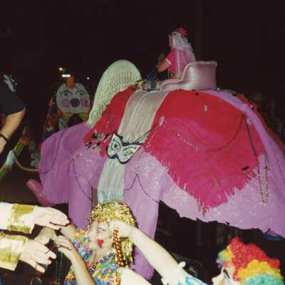 A float in the parade.
