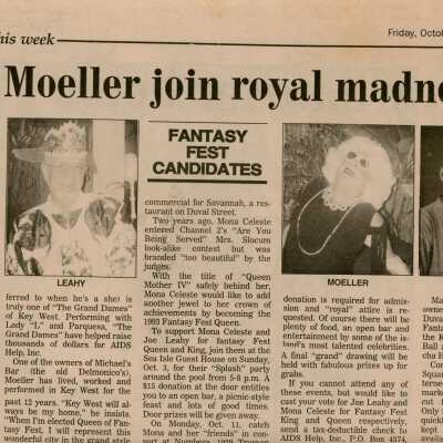 Multiple articles in the Paradise newspaper about Fantasy Fest.