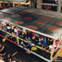 Float in the parade.