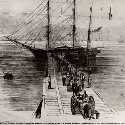 Disembarkation of slaves in Key West