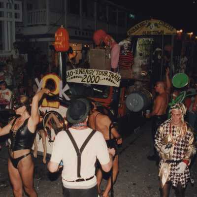 A float in the parade.