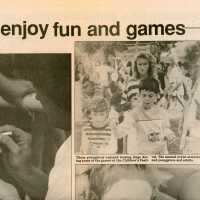 Multiple pictures and captions in the Key West Citizen about Children