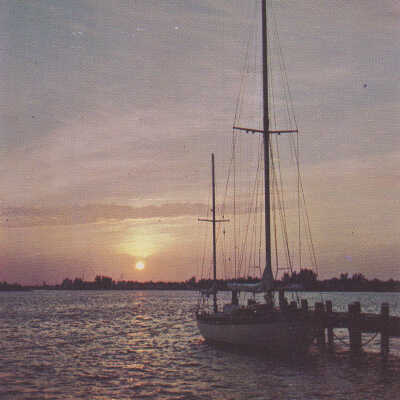 Tropical sunset in Florida