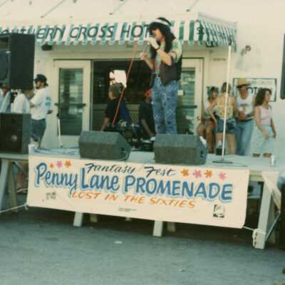 A stage set up for FF.