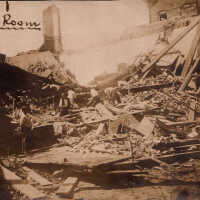 Damaged building