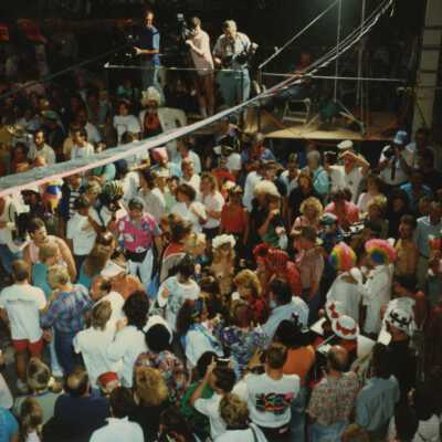 A group of unknown people.