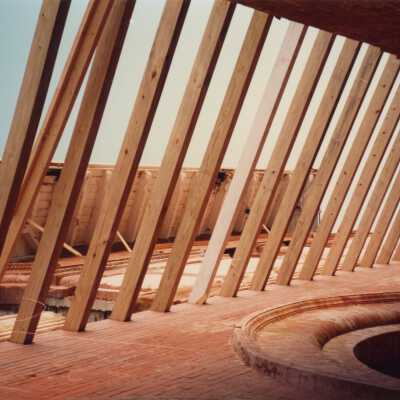 Work being done on the exterior.