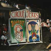 A float in the parade.