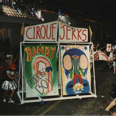 A float in the parade.