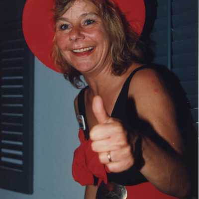 Unknown lady dressed up at the Coronation Ball.