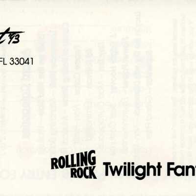 Parade entry form brochure.