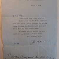Letter from Jefferson B. Browne to Jefferson Sawyer