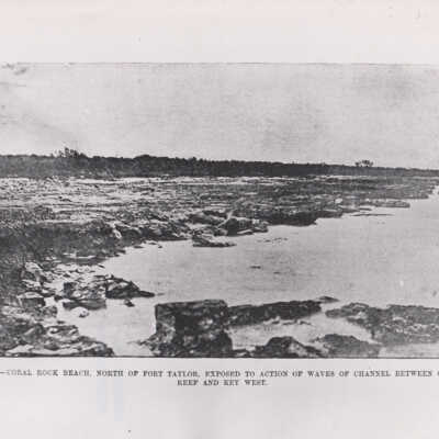 Coral Rock Beach, north of Fort Taylor