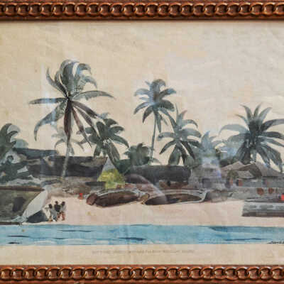 Key West, Negro Cabins and Palms