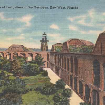 Inside Ruins of Fort Jefferson Dry Tortugas, Key West, Florida