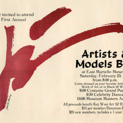 'Artists & Models Ball' Poster