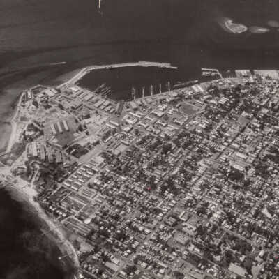 Aerial view (from the south) of western Key West