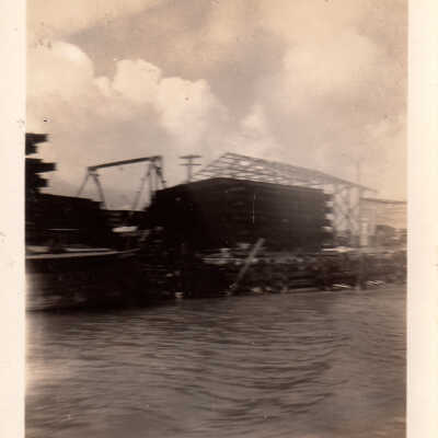 Old Seven Mile Bridge construction