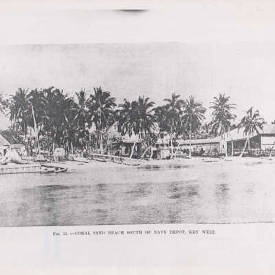 Coral sand beach south of Navy Depot