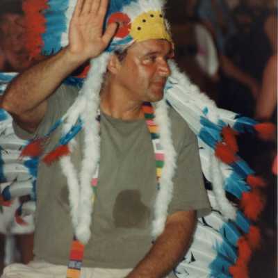 Unknown man dressed up.