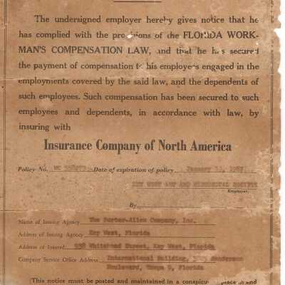 Workman's Compensation Notice