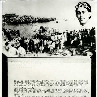 Arrival of Agustin Parla in Mariel, Cuba