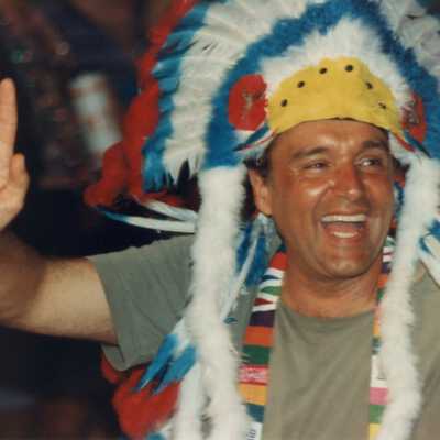 Unknown man dressed up.