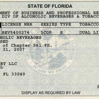 Retailer of Alcoholic Beverages License Atlantic Shores: Copyright: @ Key West Art & Historical Society; Origformat: Print-Photographic
