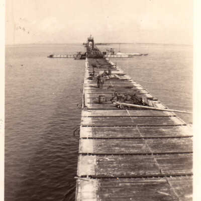 Old Seven Mile Bridge construction