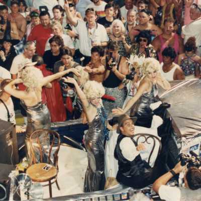 A float in the parade.