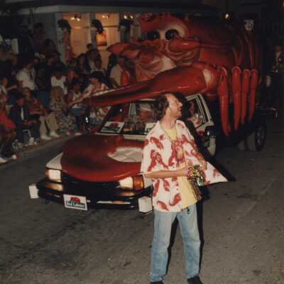 A float in the parade.
