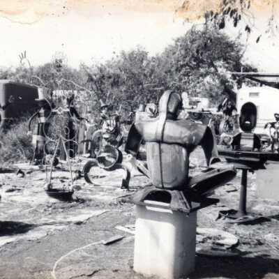 Stanley Papio metal sculpture: Copyright: © Key West Art & Historical Society; Origformat: Print-Photographic