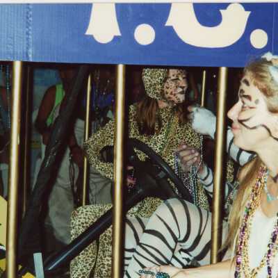 A float in the parade.